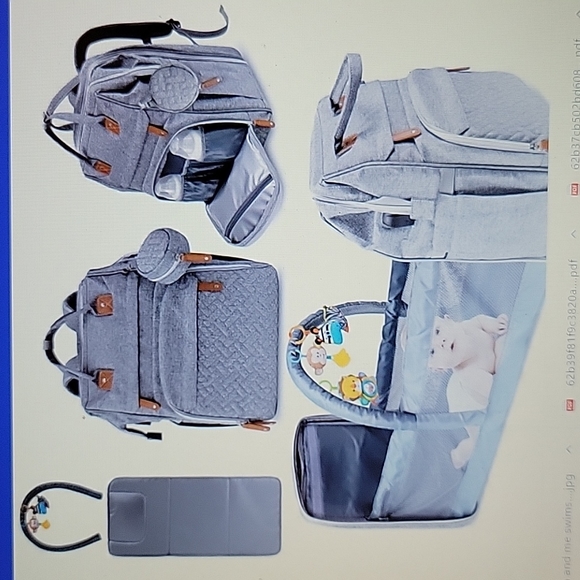 Derjunstar Accessories Derjunstar Diaper Backpack Crib Change